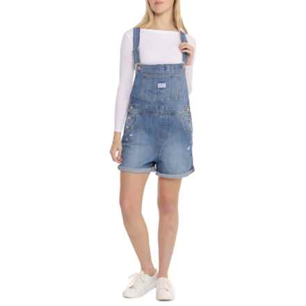 Levi's Vintage Shortalls in Med Indigo