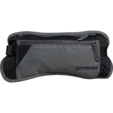 Lewis N Clark BeSafe Contoured Waist Stash Pouch with RFID Security in Grey
