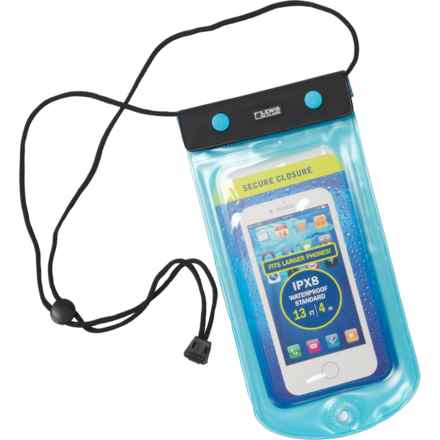 Lewis N Clark Floating Zip Phone Pouch - Waterproof in Teal
