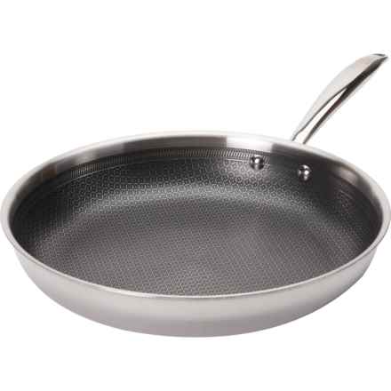 LEXI HOME Tri-Ply Diamond Nonstick Frying Pan - 12” in Silver