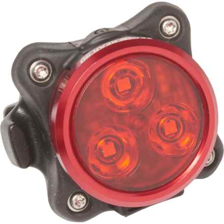 Lezyne Zecto Drive Rear Bike Light - 80 Lumens, USB Rechargeable in Red
