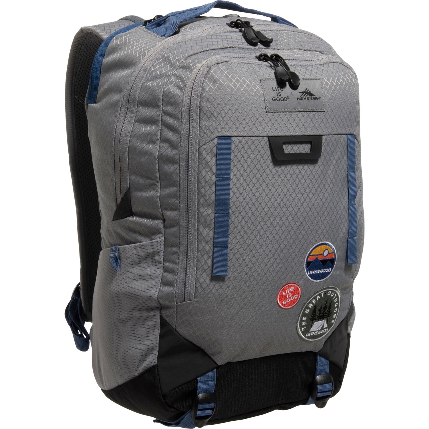 LIFE IS GOOD 18” High Sierra Litmus Patch Backpack Save 46