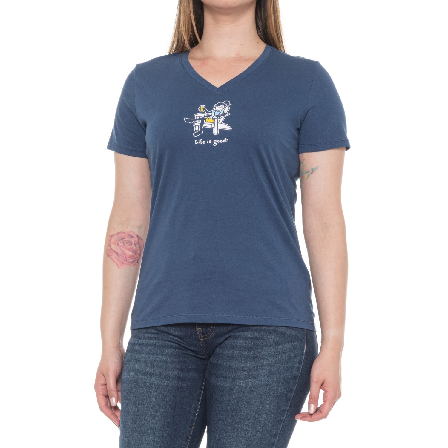 Life is good® Adirondack Jackie T-Shirt - Short Sleeve - Save 52%