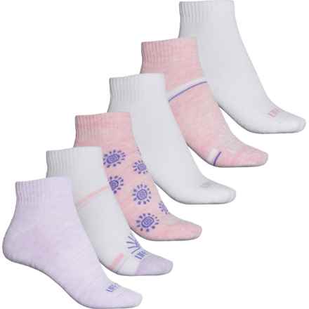 Life is good® Athletic Socks - 6-Pack, Below the Ankle (For Women) in White