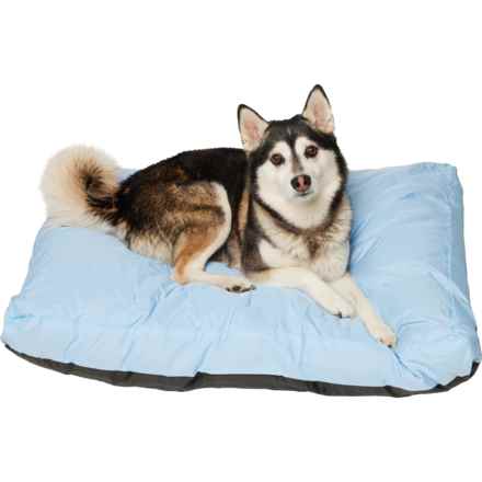 Life is Good® Ballistic Dog Bed - 36x26x3” in Light Blue