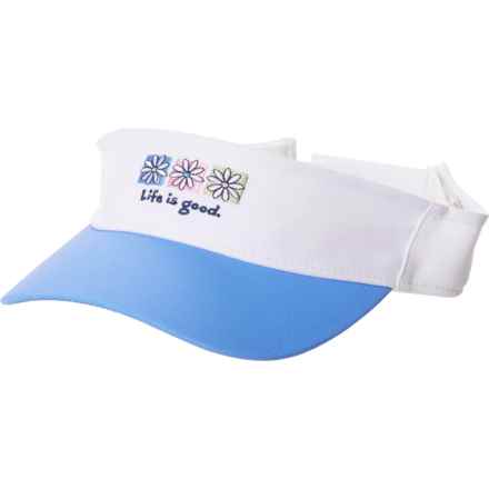 Life is Good® Baseline Visor - UPF 50+ in Blue Beyond