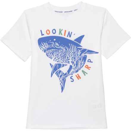 Life is Good® Big Boys Lookin Sharp T-Shirt - Short Sleeve in White