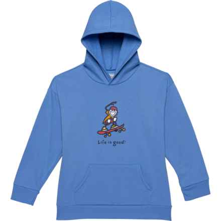 Life is Good® Big Boys Skateboard Hoodie in Blue