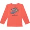 Life is Good® Big Boys Sled Graphic T-Shirt - Long Sleeve in Mango Orange