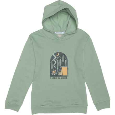 Life is Good® Boys Camping Graphic Hoodie in Green
