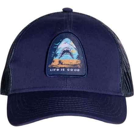 Life is Good® Core Trucker Hat - UPF 50+ (For Boys) in Navy 3