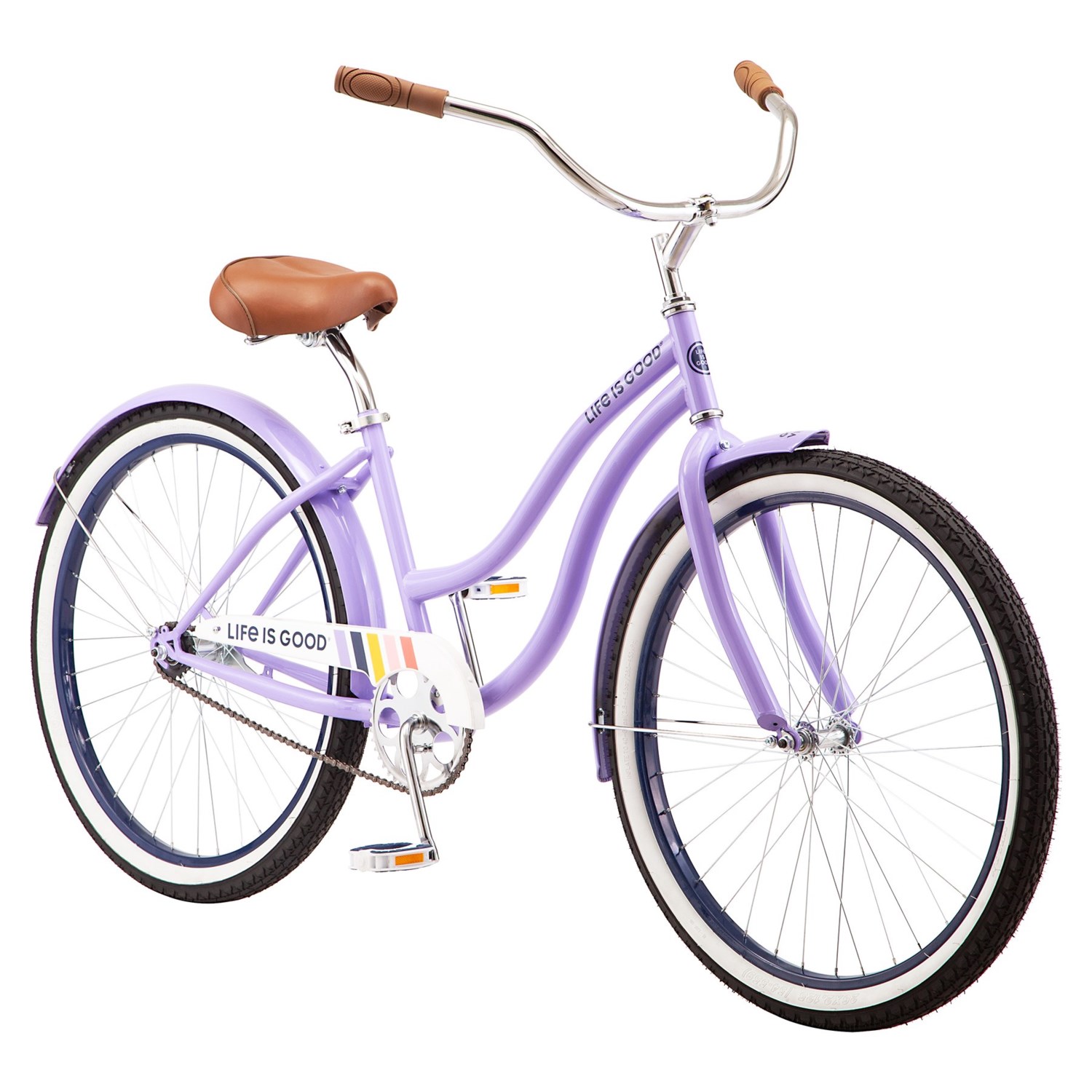 womens purple bike with basket