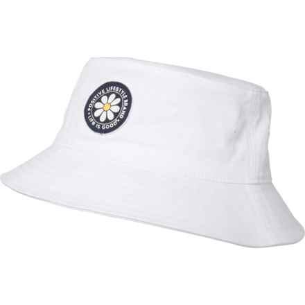 Life is good® Daisy Positive Vibes Bucket Hat (For Women) in White