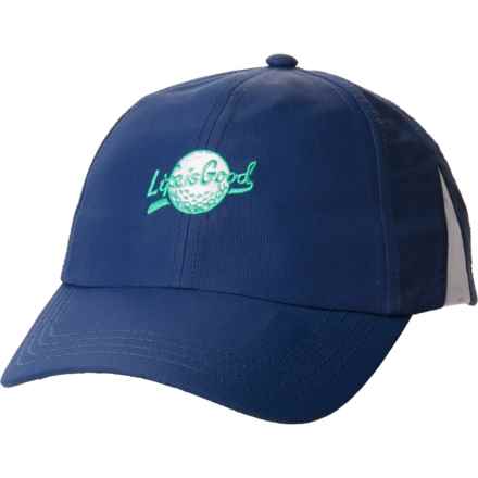 Life is Good® Dawn Sprinter Graphic Baseball Cap - UPF 50+ in Navy