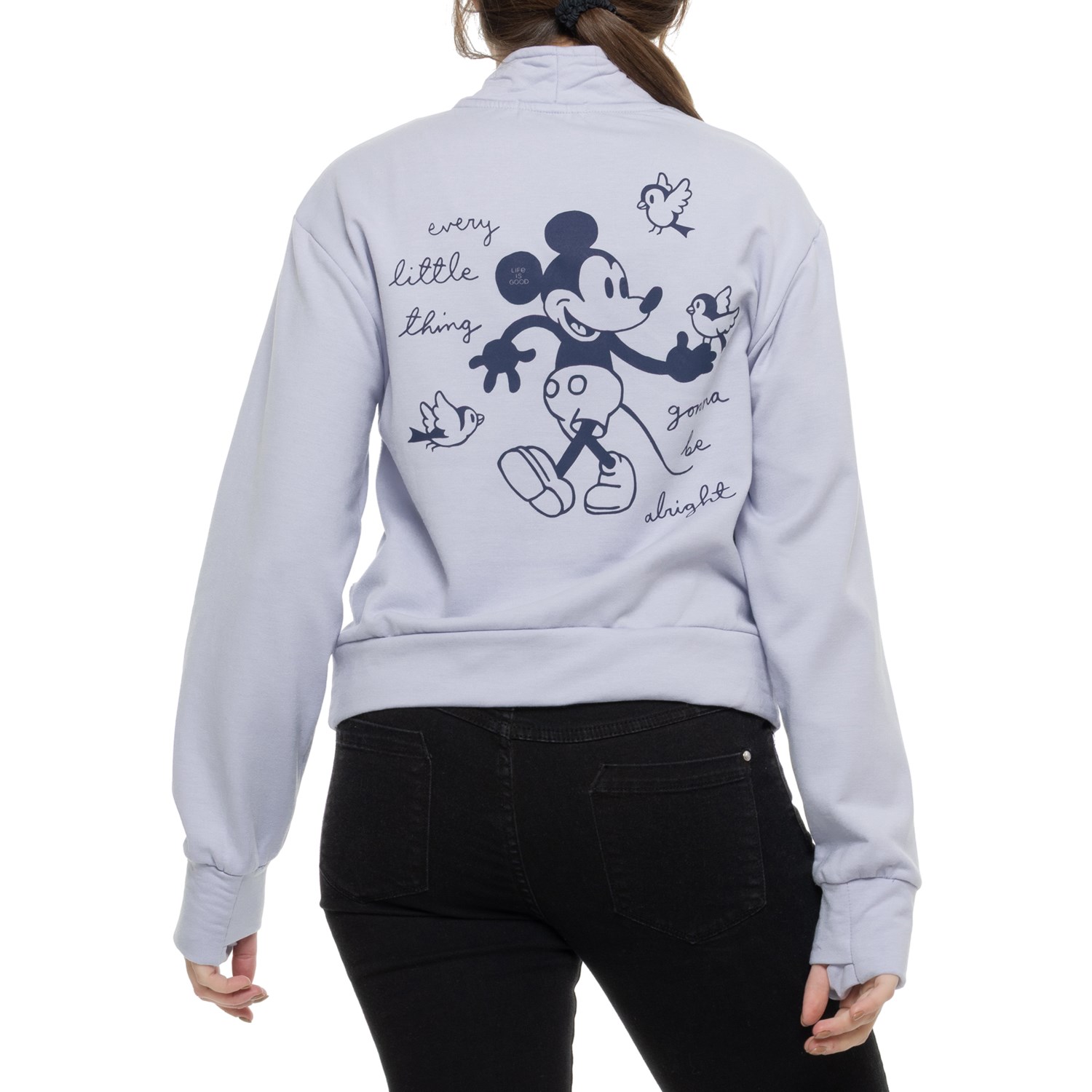 Life is Good® Fleece Mickey Mock Neck Sweater- Zip Neck - Save 42%