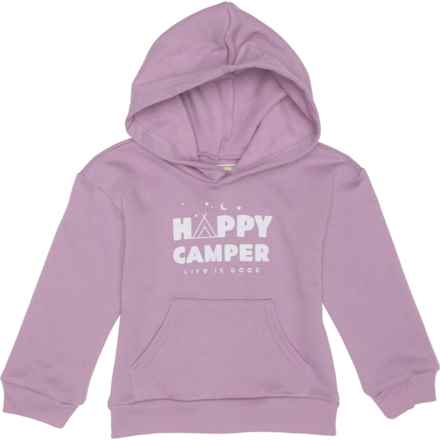 Life is Good® Girls Happy Camper Graphic Hoodie in Purple