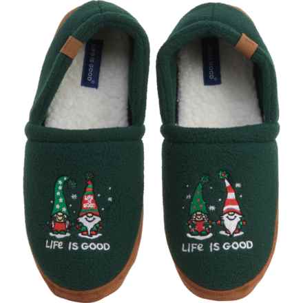 Life is good® Gnomie Slippers (For Men) in Green/Multi