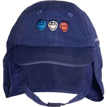 Life is Good® Graphic Sun Cap - UPF 50+ (For Toddler Boys) in Pacific Blue