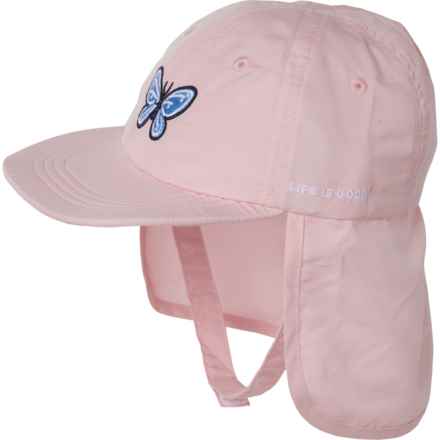 Life is Good® Graphic Sun Cap - UPF 50+ (For Toddler Girls) in Pink