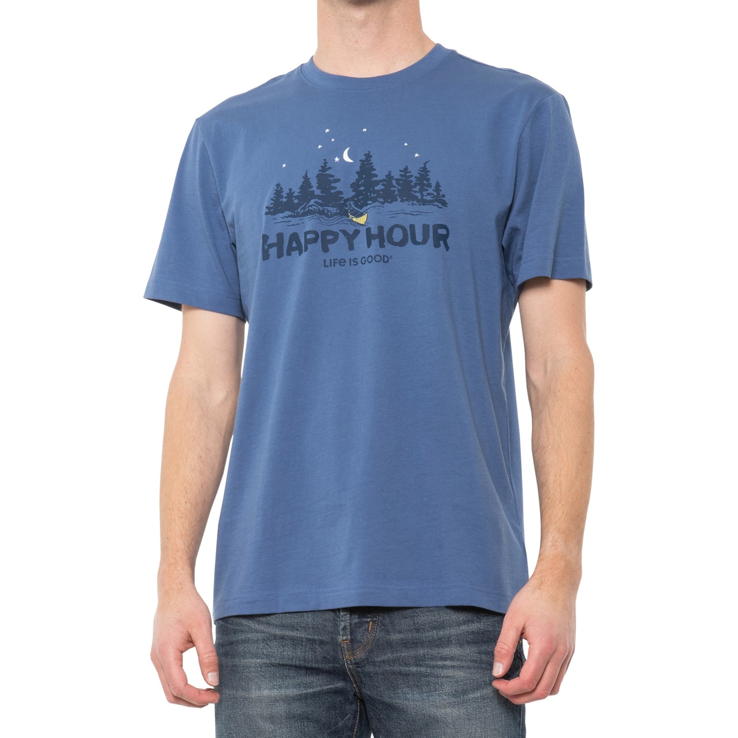 Happy Hour Canoe Graphic T-Shirt 