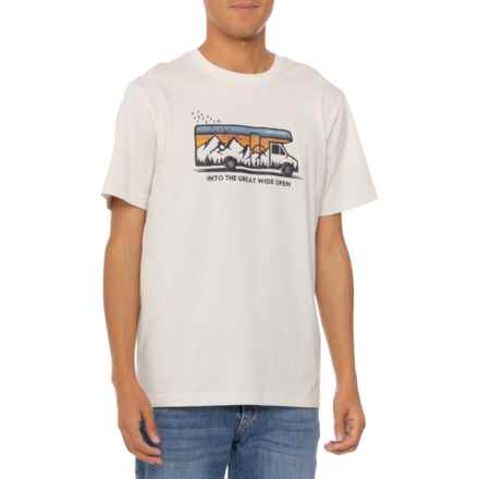 Life is Good® Into the Great Wide Open Classic T-Shirt - Short Sleeve in Fog Grey