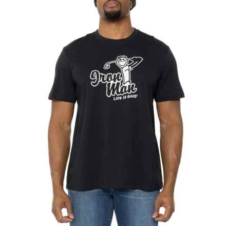 Life is Good® Ironman Jake Classic T-Shirt - Short Sleeve in Jet Black