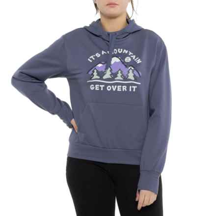 Life is Good® Its a Mountain Hoodie in Nightshadow Blue