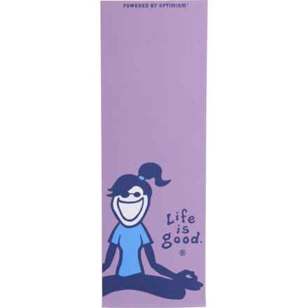 Life is good® Jackie Om Yoga Mat - 4 mm, 68x24” in Lilac
