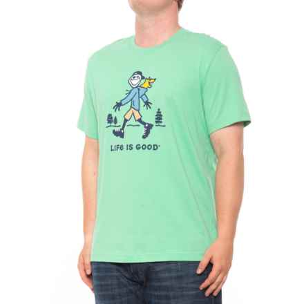 Life is good® Jake Rocket Hoodie Graphic T-Shirt - Short Sleeve in Spearmint Green