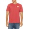 Life is Good® Land of the Free Dog T-Shirt - Short Sleeve in Faded Red