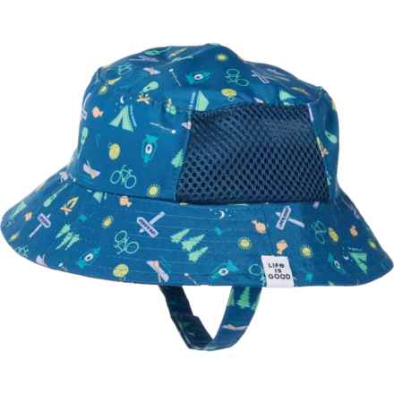 Life is Good® Lazy River Bucket Hat - UPF 50+ (For Toddler Boys) in Navy