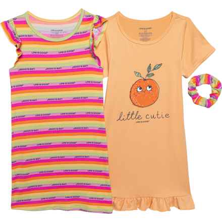 Life is Good® Little Girls Supersoft Nightgowns - 2-Pack in Pirouette