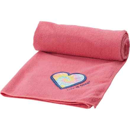 Life is Good® Microfiber Pet Drying Towel - 44x27.5” in Heart