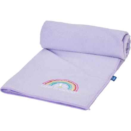 Life is Good® Microfiber Pet Drying Towel - 44x27.5” in Purple Rainbow