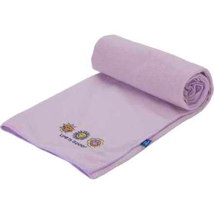 Life is Good® Microfiber Pet Towel - 44x27.5” in Purple - Closeouts