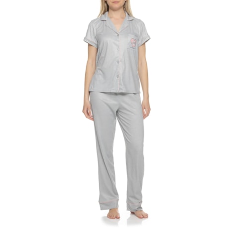Life is Good® Notch Collar Pajamas - Short Sleeve - Save 57%