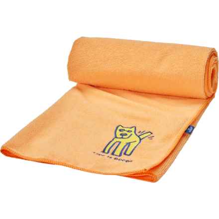 Life is Good® Pet Drying Towel - 44x27.5” in Rocket/Orange