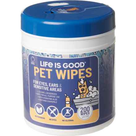 Life is good® Pet Wipes - 200-Count in Coconut Scent