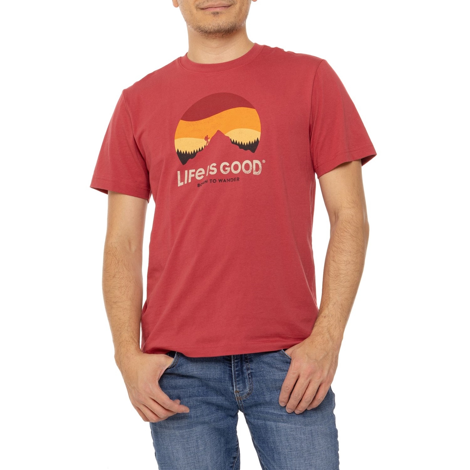 Life is Good® Retro Sun Hike T-Shirt - Short Sleeve - Save 46%