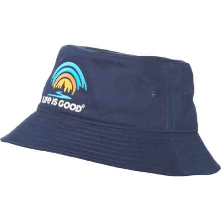 Life is good® River Vibes Bucket Hat (For Men) in Darkest Blue