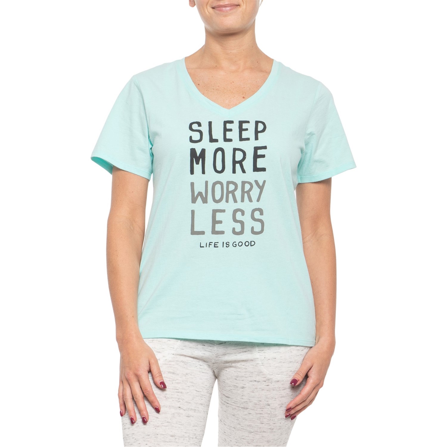 Life is good® Sleep More Snuggle Up Relaxed Sleep Shirt (For Women