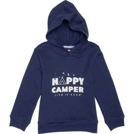 Life is Good® Toddler Boys Happy Camper Graphic Hoodie in Navy