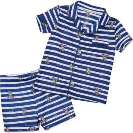 Life is Good® Toddler Boys Pajamas - Short Sleeve in Medleval Blue