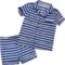 Life is Good® Toddler Boys Pajamas - Short Sleeve in Medleval Blue