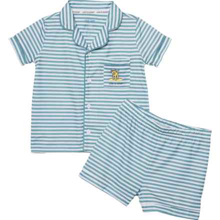 Life is Good® Toddler Boys Pajamas - Short Sleeve in Mineral Blue