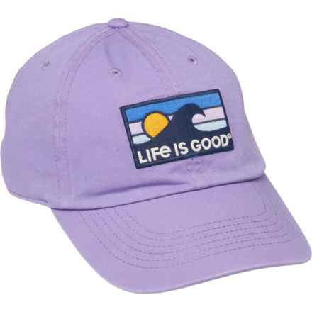 Life is Good® Wave Classic Baseball Cap in Lavender