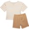 4PFMU_2 LILA AND JACK Toddler Boys T-Shirt, Shorts and Sunglasses Set - 3-Piece, Short Sleeve