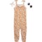 LILA AND JACK Toddler Girls Romper, Hair Clip and Sunglasses Set - 3-Piece, Sleeveless in Giraffe Skin Print