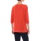 302WF_2 Lilla P Boat Neck Sweater - Cotton-Modal, 3/4 Sleeve (For Women)