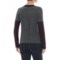 302WH_2 Lilla P Color-Block Boucle Sweater (For Women)